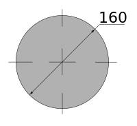 Круг горячекатаный 160, марка Ст3