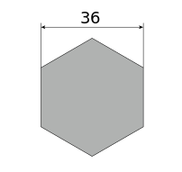 Сталь сорт нерж никел шестигранник х/т 36 h11 (Калиброванный), марка AISI 431