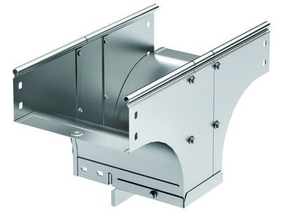 Фото ответвитель-переходник tdsr t-обр. вертикальный 500/400 в комплекте скрепежными элементами и соединительными пластинами, необходимыми длямонтажа, цинк-ламельный Ответвитель-переходник TDSR T-обр. вертикальный 500/400 в комплекте скрепежными элементами и соединительными пластинами, необходимыми длямонтажа, цинк-ламельный