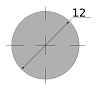 сталь сортовая х/т калиброванная круг 12, марка а-12