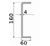 швеллер гнутый 160х60х4, длина 12 м, марка ст3