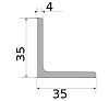 уголок 35х35х4, длина 6 м, марка ст3