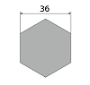 сталь сорт нерж никел шестигранник х/т 36 h11 (калиброванный), марка aisi 304 (08х18н10)