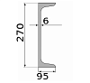 швеллер 27 у, длина 12 м, марка с255