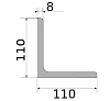 уголок 110х110х8, длина 12 м, марка с255