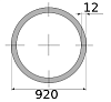 трубы электросварные 920х12 9910-12100