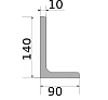 уголок 140х90х10, длина 12 м, марка ст3