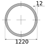 трубы электросварные 1220х12 9450-12000