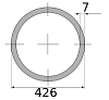 трубы электросварные 426х7 10000-12000