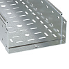 лоток перфорированный 400х100 l 3000 толщ. 1,5 мм, цинк-ламельный