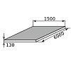 лист г/к горячекатанный 130х1500х6000, марка ст3