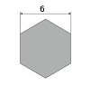 сталь сортовая х/т калиброванная шестигранник 6, марка ст20