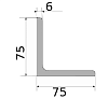 уголок 75х75х6, длина 12 м, марка ст3