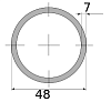 трубы х/д 48х7