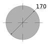 сталь сортовая конструкционная, круг 170, марка ст65г