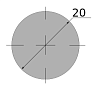 сталь сортовая конструкционная, круг 20, марка ст45