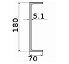 швеллер 18 п, длина 12 м, марка с255